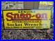 1950-S-Vintage-Snap-On-Tools-Porcelain-Sign-Garage-Sign-Interchangeable-Socket-01-hdv