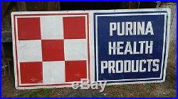 1950 Vintage PURINA HEALTH PRODUCTS Sign