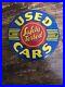 1950-s-Vintage-Used-Cars-Gas-Station-Porcelain-Sign-01-wtn