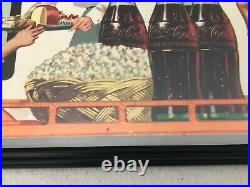 1954, Vintage, Original, Scarce Coke Cardboard Sign, So Easy! , EXCELLENT/+