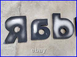 1974-1995 Vintage Radio Shack Foam Letters Sign 11in Tall Letters RadioShack Red