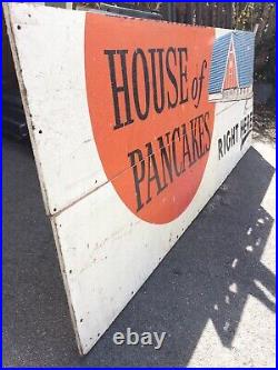 7 FT VINTAGE 1960's IHOP RESTAURANT HOUSE OF PANCAKES ORIGINAL ADVERTISING SIGN