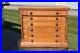 Antique-Country-Store-Vintage-c-1900-Clark-s-6-Drawer-Oak-Spool-Cabinet-Display-01-ib