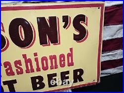Antique vintage Masons Root Beer Sign