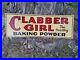 C-1950s-Original-Vintage-Clabber-Girl-Baking-Powder-Sign-Metal-Healthy-Grocery-01-dw