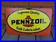 C-1950s-Original-Vintage-Pennzoil-Sign-Metal-2-Sided-Gas-Oil-Rack-Los-Angeles-01-ncis