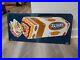 C-1950s-Original-Vintage-Rainbo-Bread-Sign-Metal-Rack-Topper-2-Sided-Grocery-Gas-01-anf