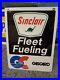 C-1970-Original-Vintage-Sinclair-Credit-Card-Sign-Metal-Dino-Fleet-Fuel-Gas-Oil-01-ld