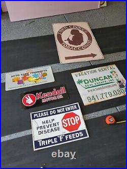 C. 1980s Original Vintage Interstate 69 Sign Metal DOT Highway Gas Oil Indiana