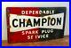 Champion-Spark-Plug-enamel-sign-decor-advertising-mancave-garage-metal-vintage-r-01-uk