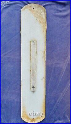DELCO ENERGIZER Vintage Thermometer Steel Gas Station Advertising United Delco