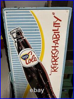 Faygo Soda Sign Vintage Original Metal Advertising Michigan Pop Faygo Soda Sign Vintage Original Metal Advertising Michigan Pop