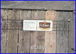 Gettelman Beer Advertising Door Push Sign Vintage 33×5 Metal Original