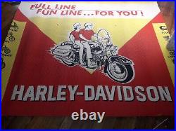 Harley Davidson vintage Advertising sign