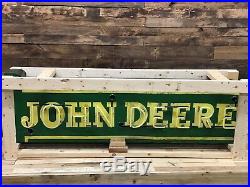 John Deere porcelain collectible Neon sign original vintage agriculture farm