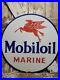 Large-Mobile-Vintage-Porcelain-Sign-30-Gas-Marine-Mobiloil-Service-Pegasus-Lube-01-gu