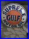 Large-Vintage-Gulf-Supreme-Motor-Oil-Dealer-Porcelain-Gas-Station-Pump-Sign-30-01-hhj