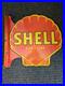 Large-Vintage-Shell-Gasoline-Double-sided-Porcelain-Flange-Sign-17-01-mm