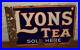 Lyons-double-sided-tea-enamel-sign-advertising-mancave-garage-metal-vintage-retr-01-surz