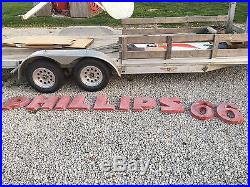 ORIGINAL VinTaGE PHILLIPS 66 Sign STATION LETTERS Gas Oil OLD & BIG Wall Canopy