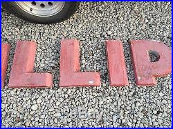 ORIGINAL VinTaGE PHILLIPS 66 Sign STATION LETTERS Gas Oil OLD & BIG Wall Canopy