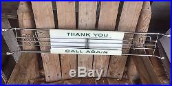 Old Vintage 7up'Your Thirst Away' Advertising Door Push Bar SIGN