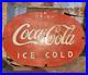 Original-1930s-Old-Vintage-Rare-Drink-Coca-Cola-Oval-Porcelain-Enamel-Sign-Board-01-iwl