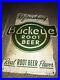 Original-BUCKEYE-Root-Beer-Soda-Drink-Embossed-Tin-Sign-23-x-17-Vintage-RARE-01-mrfi