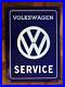 Original-VW-Enamel-Sign-Porcelain-Service-Vintage-1960s-Volkswagen-Dealership-01-tit