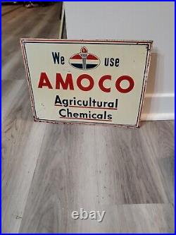 Original Vintage Arvin Muffler Shop Sign Metal 2 Sided Dealer Gas Oil Car Truck