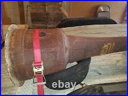 Original Vintage FRY 117 MAE WEST Visible GAS PUMP 10 Gallon Oil Garage Sign OLD