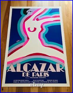 Original Vintage French Poster ALCAZAR PARIS 1977