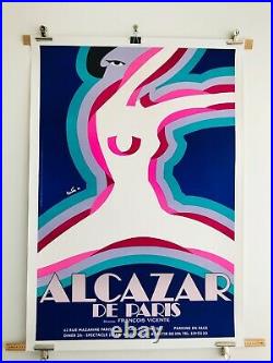 Original Vintage French Poster ALCAZAR PARIS 1977