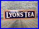 Original-Vintage-Lyons-tea-Old-Advertising-Large-Metal-Tin-Sign-01-ex