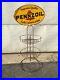 Original-Vintage-Pennzoil-Oil-Display-Can-Rack-Double-Sided-Sign-Gas-Garage-Car-01-qg