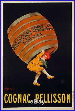 Original Vintage Poster Leonetto Cappiello Cognac Pellisson 1907
