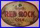 RARE-Original-Vintage-Red-Rock-Cola-Advertising-Sign-Metal-Oval-01-hyjg