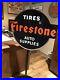 RARE-Vintage-Firestone-Tires-Auto-Supplies-Lollipop-Sign-Base-01-pu
