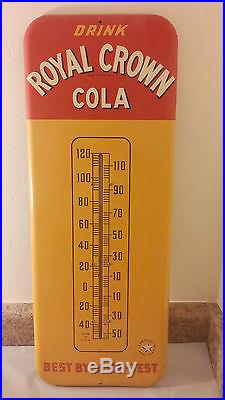RC Royal Crown Cola Thermometer Vintage Soda Advertising General Store AMAZING