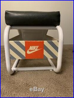 Rare Original 1980s Nike Air Max Store Display Sign Vntg Jordan Bench Stool SB