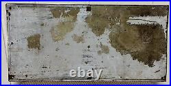 Rare Original Vintage 23 X 11 Model Tobacco Porcelain Advertising Sign