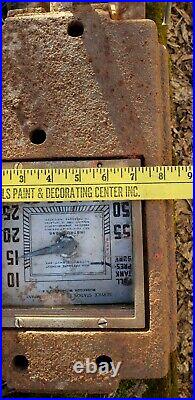 Rare Vintage ECO Air Meter Service Station Air Tire Pump Model 37 Gas Oil Sign