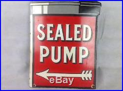 Rare Vintage Shell Fuel Pump enamel garage advertising sign