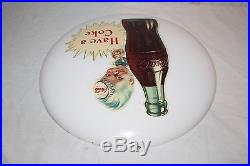 Rare Vintage c. 1950 Coca Cola Sprite Boy Button Soda Pop 16 Metal Sign