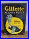 Rare-vintage-GILLETTE-RAZORS-AND-BLADES-advertising-tin-sign-of-60-s-01-yrc