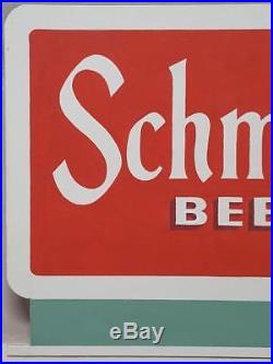 Schmidt Beer Mini Billboard Advertising Sign Original Art by Les Kouba -VTG RARE