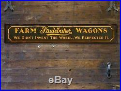 Studebaker Wagon Sign, Western, vintage display, original historic reproduction
