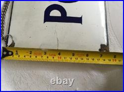 VINTAGE 1930s CANADIAN POST OFFICE SIGN GREAT PORCELAIN SIGN VINTAGE 1930s CANADIAN POST OFFICE SIGN GREAT PORCELAIN SIGN