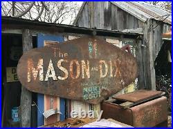 VINTAGE METAL MASON DIXON LINE Trucking, GAS SIGN OIL CIVIL WAR GETTYSBURG PA