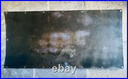 VINTAGE PORCELAIN ENAMEL MERCURY OUTBOARDS MARINE SALES ADVERTISING SIGN 24 x 48